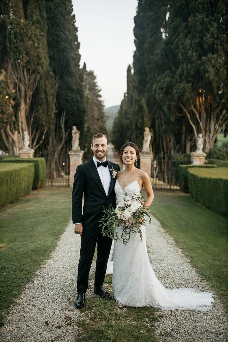 Tuscan Villa Wedding With Silvery Olive Grove Views Ruffled