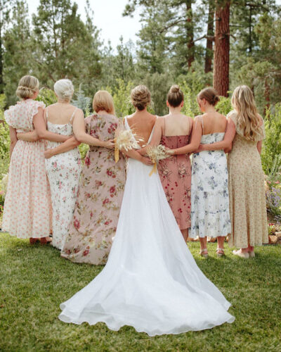 Floral Print Bridesmaid Dresses That Made Us Do A Double Take Ruffled