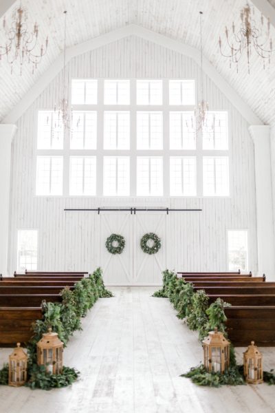 New Year’s Eve Wedding with Chic Festive Greenery ⋆ Ruffled