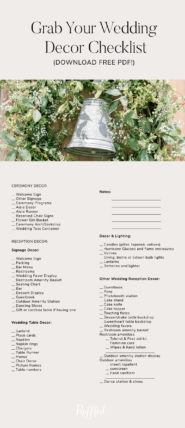 Grab This Checklist for Buying Wedding Decor Online ⋆ Ruffled