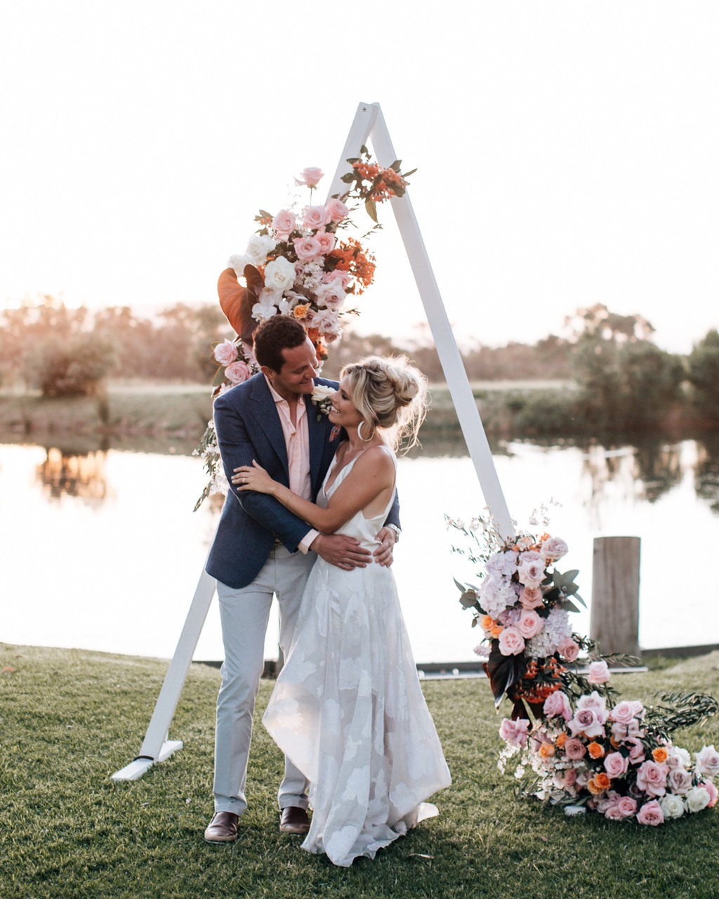 open frame wedding backdrop 
