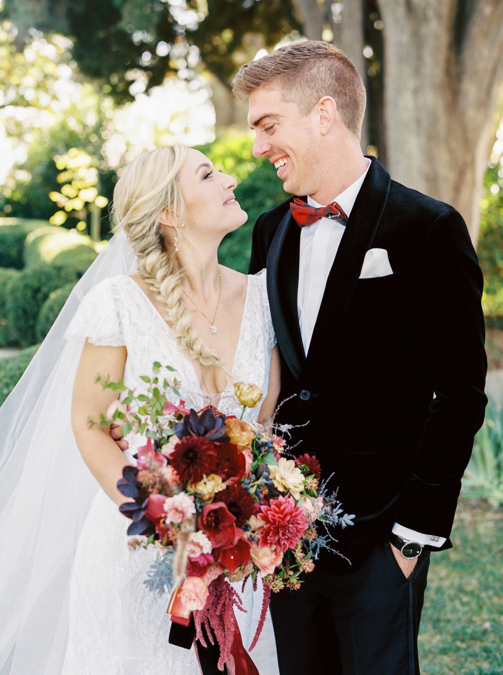 black tie garden wedding