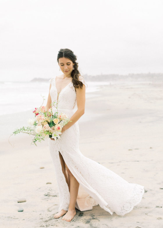 A Pastel Hued Elopement on the Beaches of San Diego ⋆ Ruffled