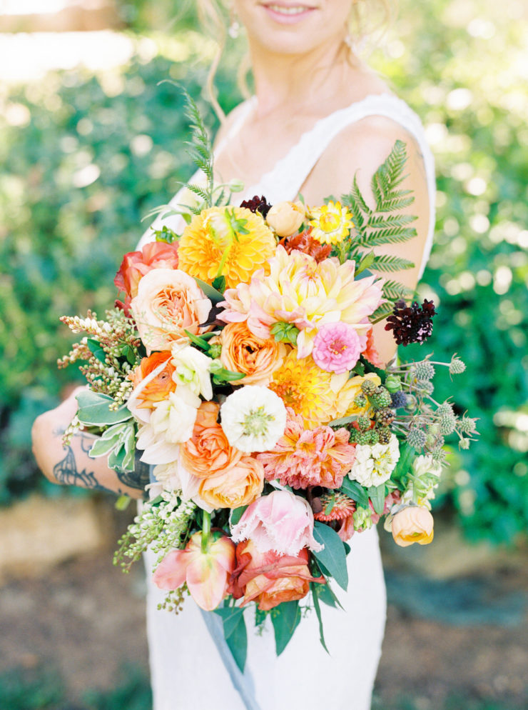 Northern California Wedding in Shades of Terracotta & Blue ⋆ Ruffled