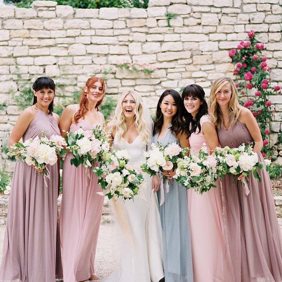 40 Floral Print Bridesmaid Dresses That Made Us Do A Double Take
