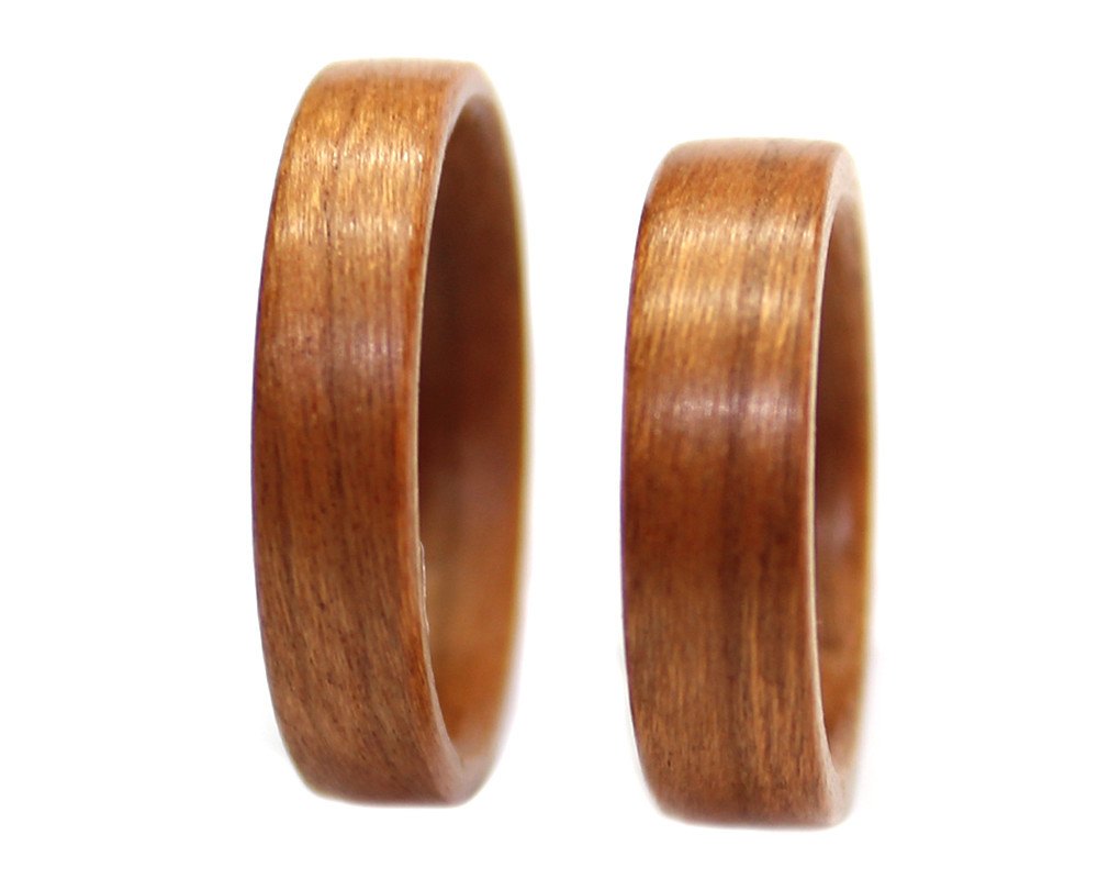 Rosewood, Olivewood & Mahogany Wood Ring - Wooden Rings