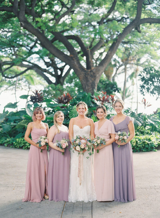 Maui Wedding Filled with Tropical Florals & Fresh Coconuts ⋆ Ruffled