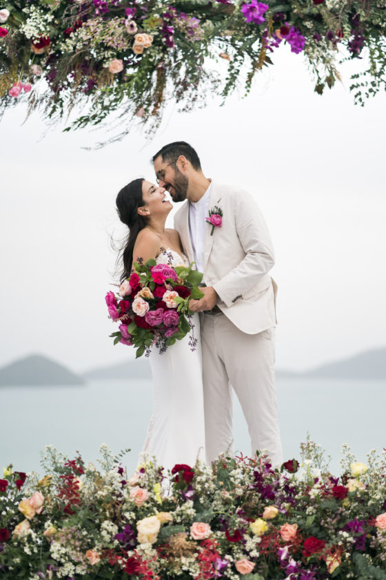 You’d Never Know it was Rainy at This Rooftop Wedding in Phuket