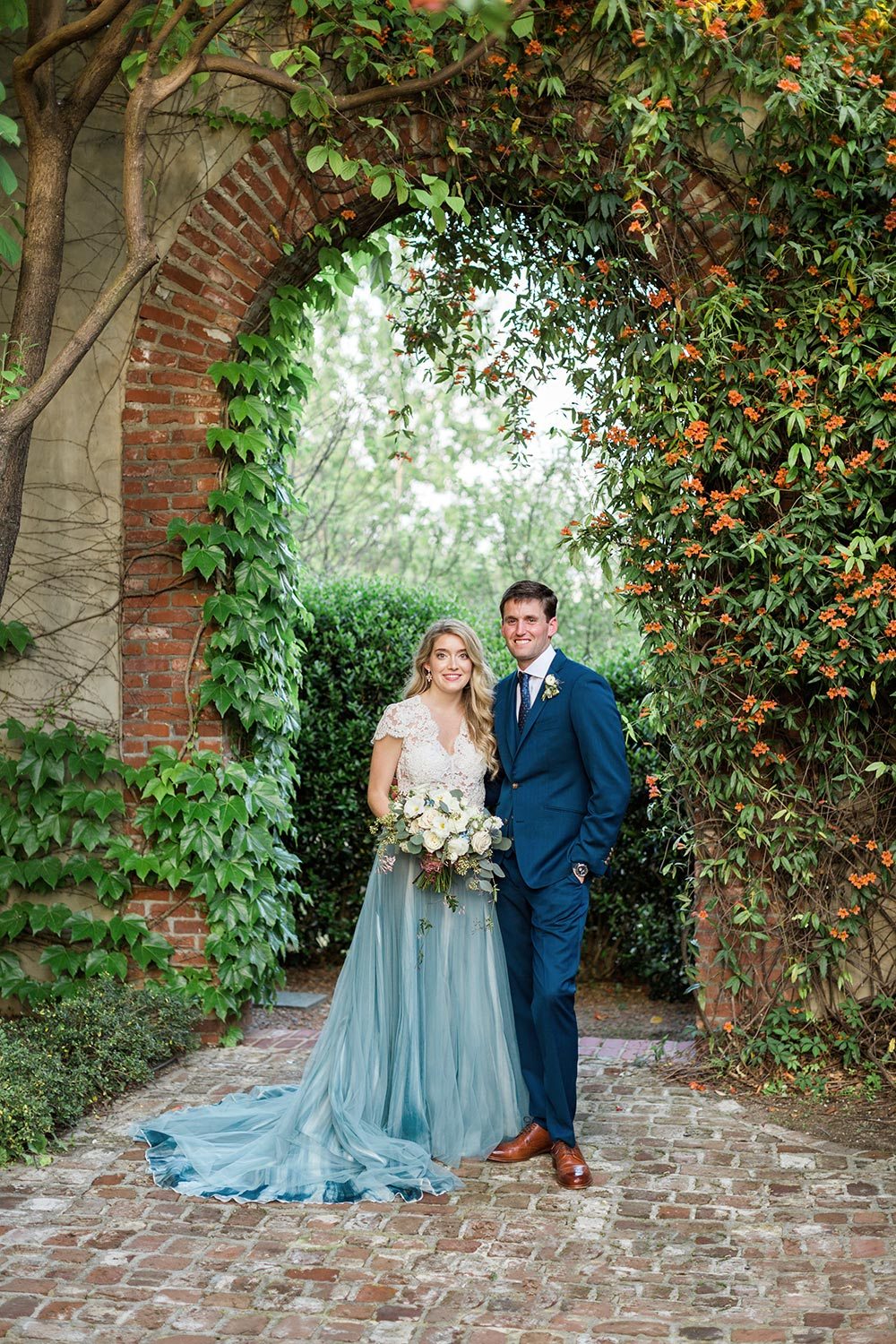 Dusty blue clearance dresses for wedding