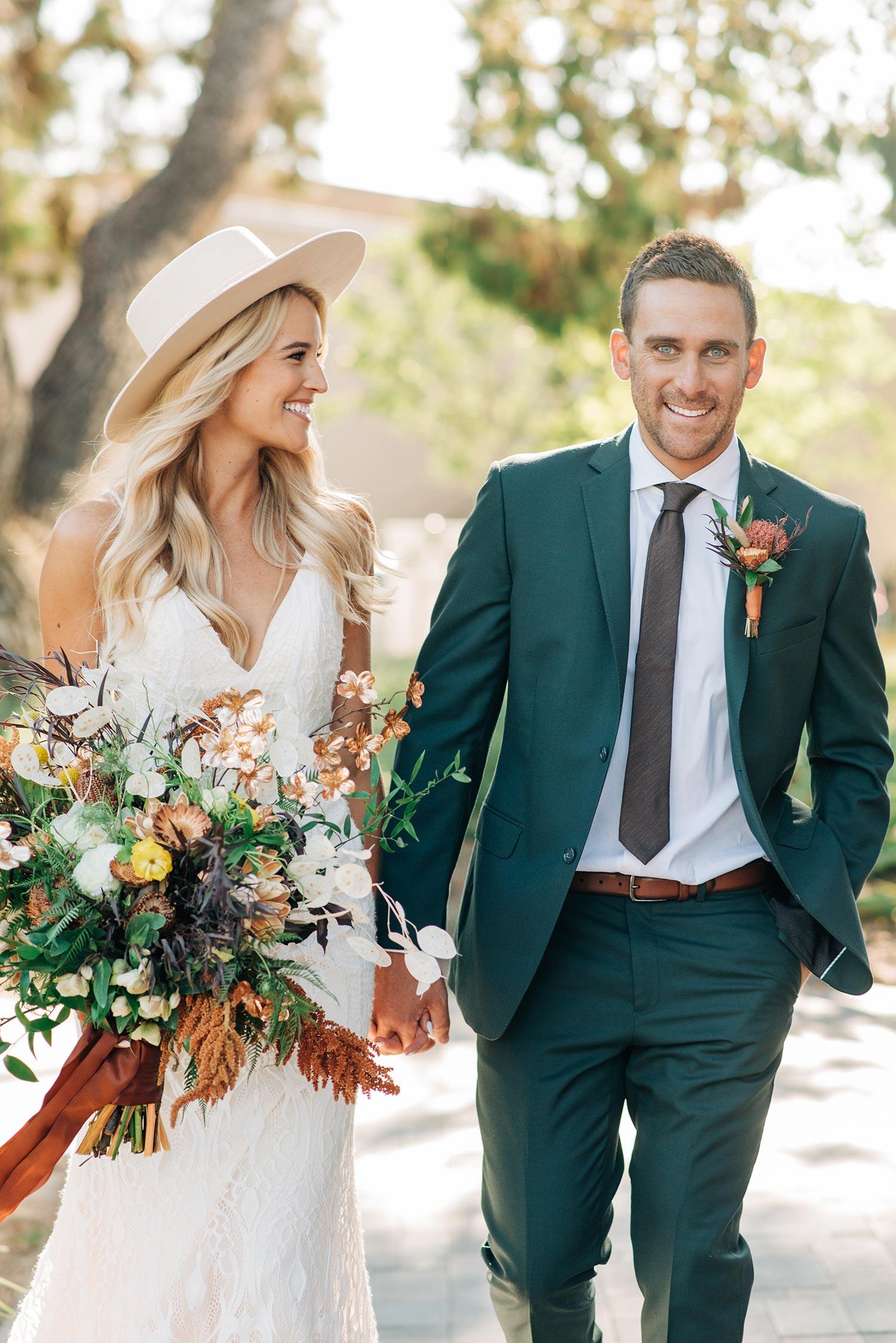 19 lovely Bride and Groom dress combinations - Stylebees.com