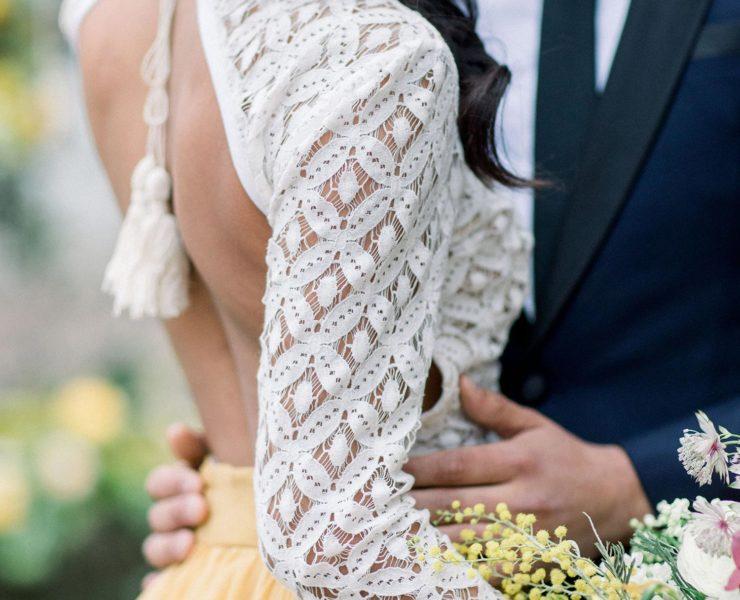 Botanical Sketch Wedding Inspo Teal Honey 013