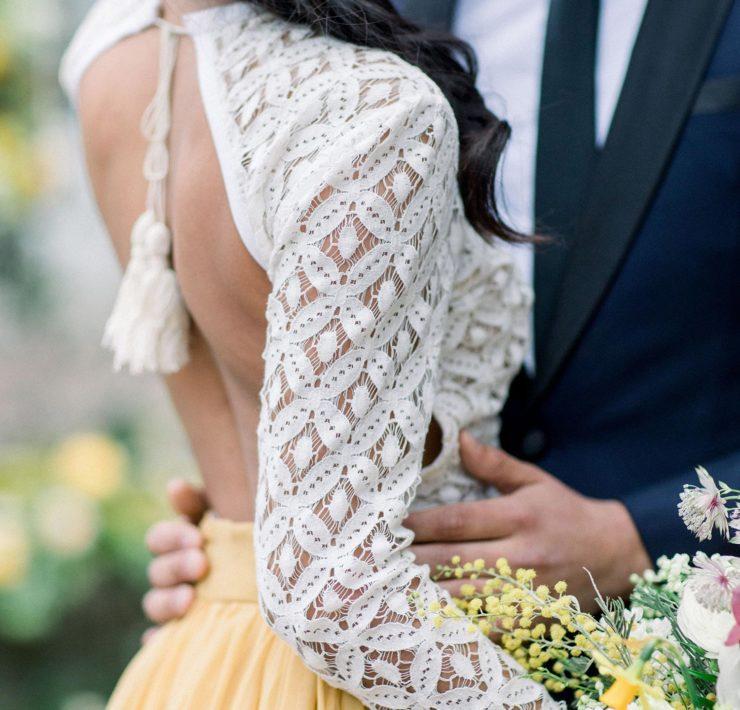 Botanical Sketch Wedding Inspo Teal Honey 013