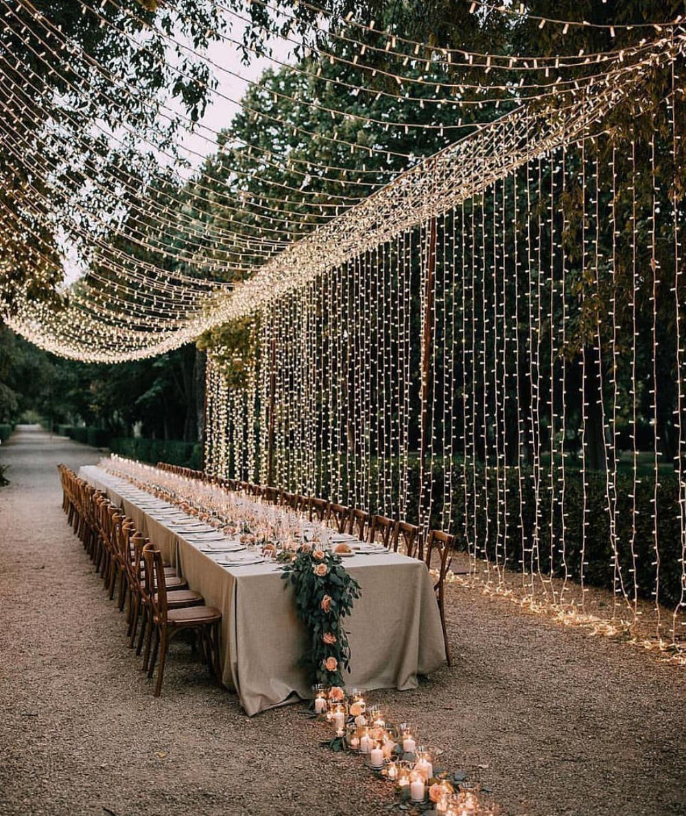 String Light Wedding Decor That Makes Our Hearts Glow Up ⋆ Ruffled