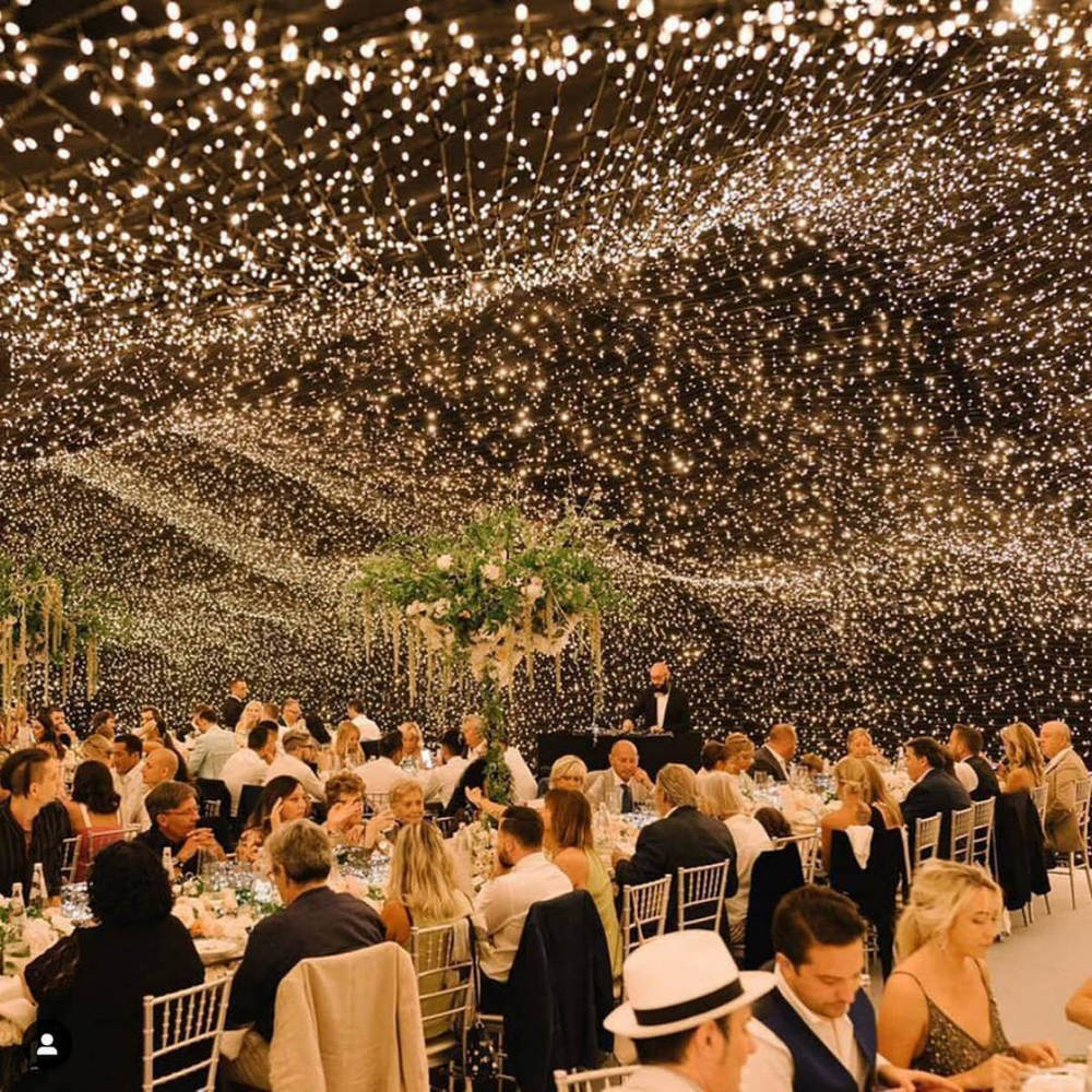 String Lights At Wedding at Mark Ezzell blog