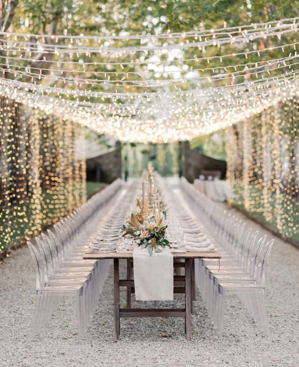 String Light Wedding Decor That Makes Our Hearts Glow Up ⋆ Ruffled