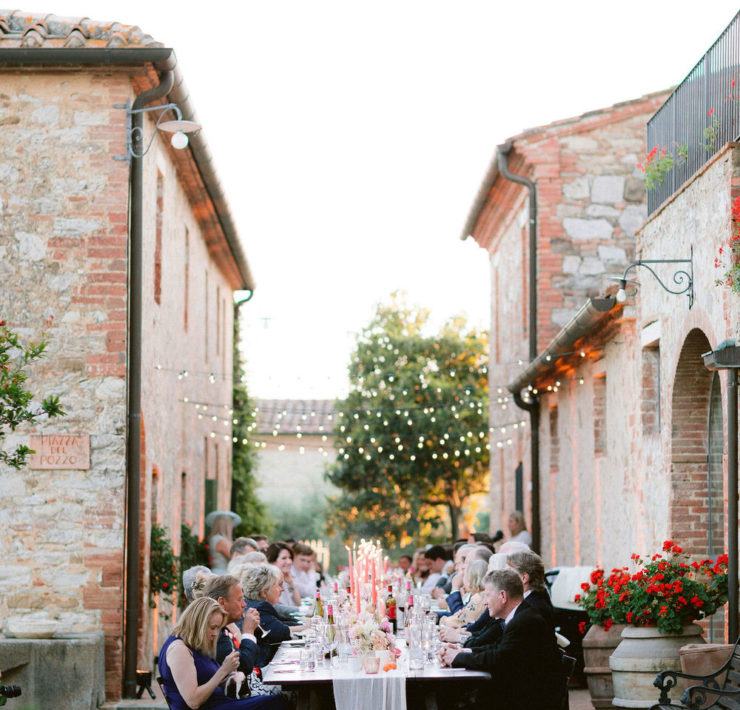 Intimate Wedding with 40 Guests at Castello di Meleto in Tuscany ⋆ Ruffled