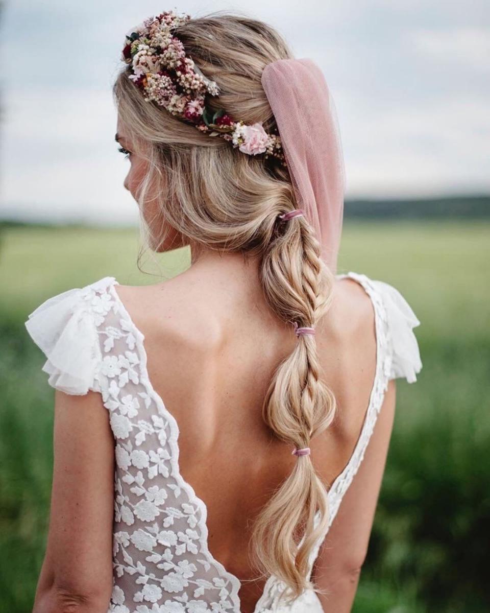 30 Wedding Hairstyles With Braids Wee Loving Right Now ⋆ Ruffled 0293