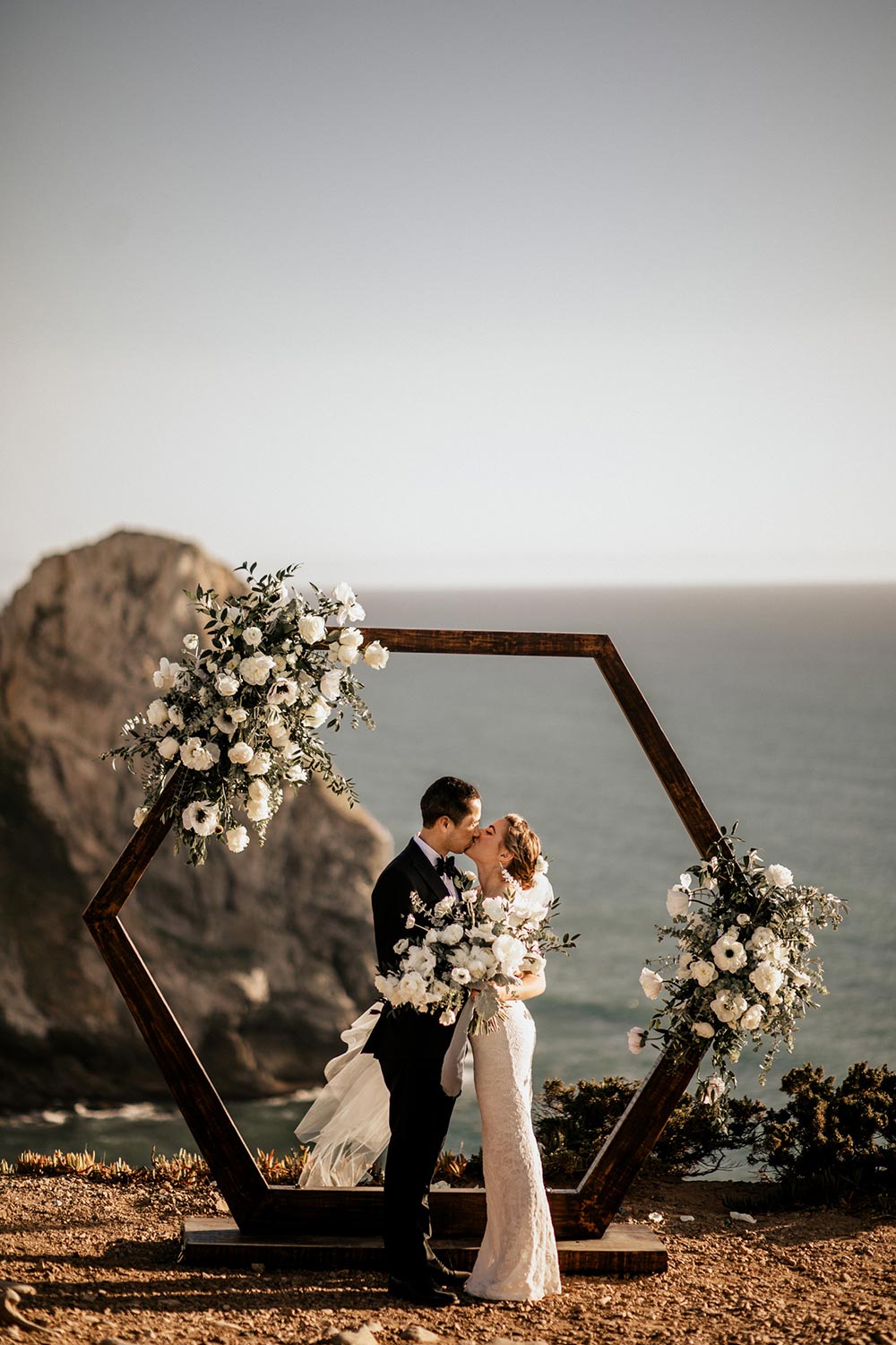 Modern Portugal elopement at colorful Pena Palace