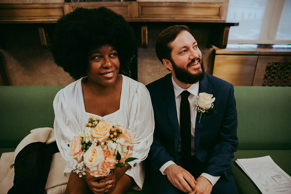 The Complete NYC Wedding, From A City Hall Ceremony to An After-Party at  the Roxy Hotel - Over The Moon