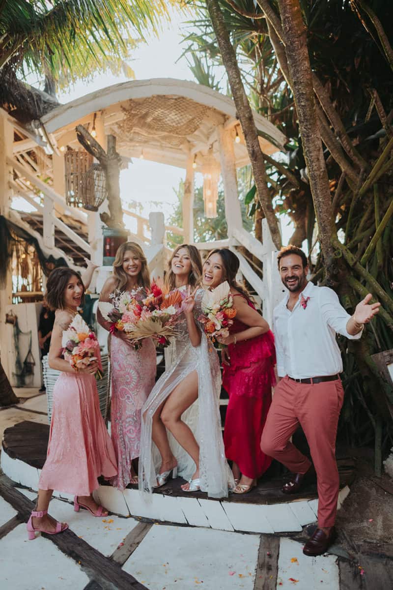 A Tropical Disco Wedding in Bali With Wanderlust Vibes ⋆ Ruffled