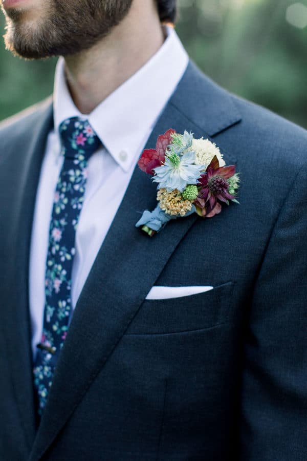 Garden Elopement Inspiration With A Wildflower Wedding Dress ⋆ Ruffled