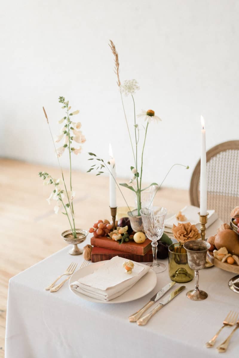 Harvest Wedding Inspiration With Ikebana + Wildflowers ⋆ Ruffled