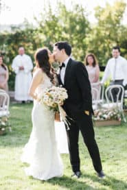 Secret Garden Microwedding With Peach and Cream Flowers ⋆ Ruffled