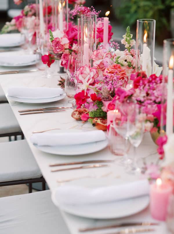 Bright Fuchsia Wedding Inspiration In Ibiza ⋆ Ruffled