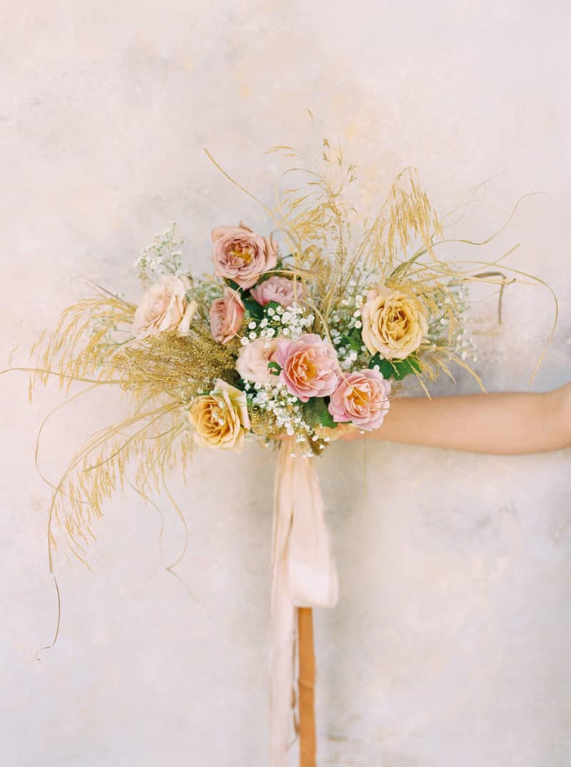 Rattan Wedding Inspiration With Airy Clouds of Baby's Breath ⋆ Ruffled