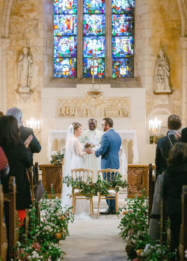 Medieval Chateau Wedding With Dusty Rose Hydrangeas ⋆ Ruffled