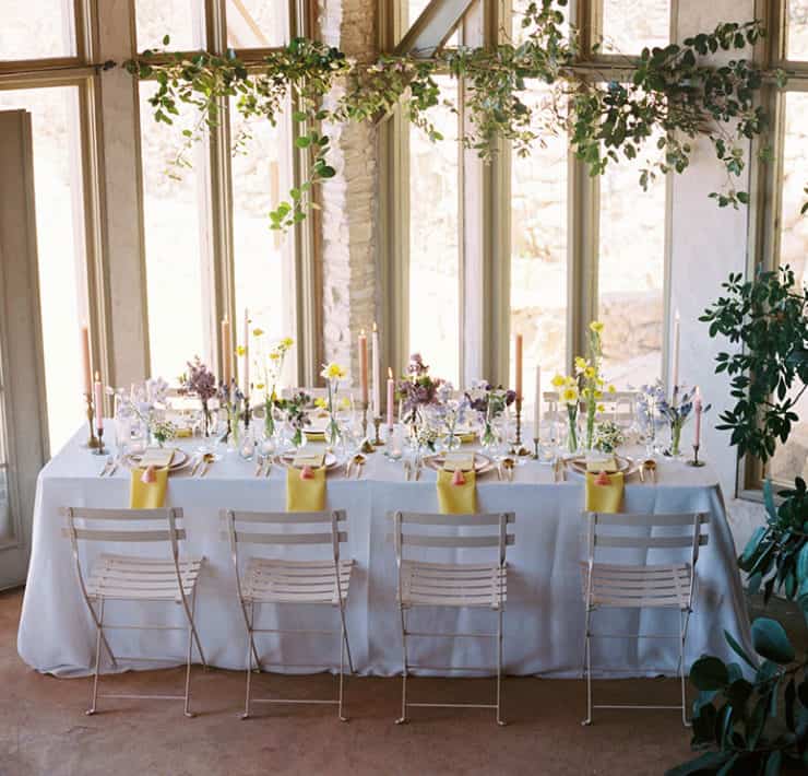 Soft Lilac Wedding Dress Ruffles