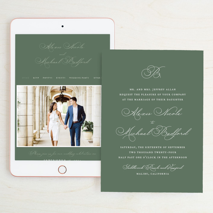Best Wedding Invitations Matching Websites Minted