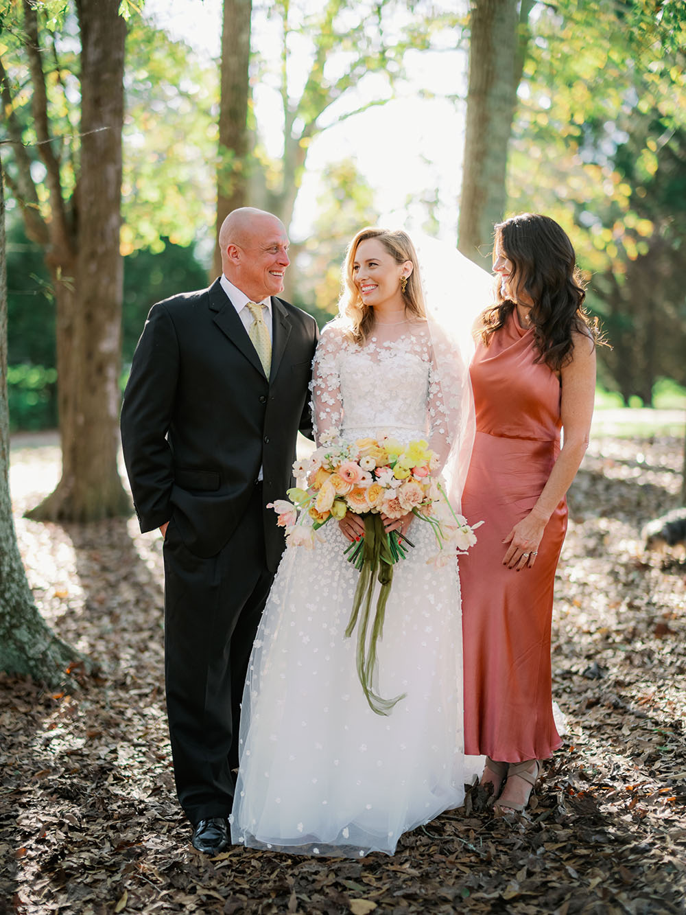 Flower Aisle Wedding Canary Lichen Hues Backyard Wedding