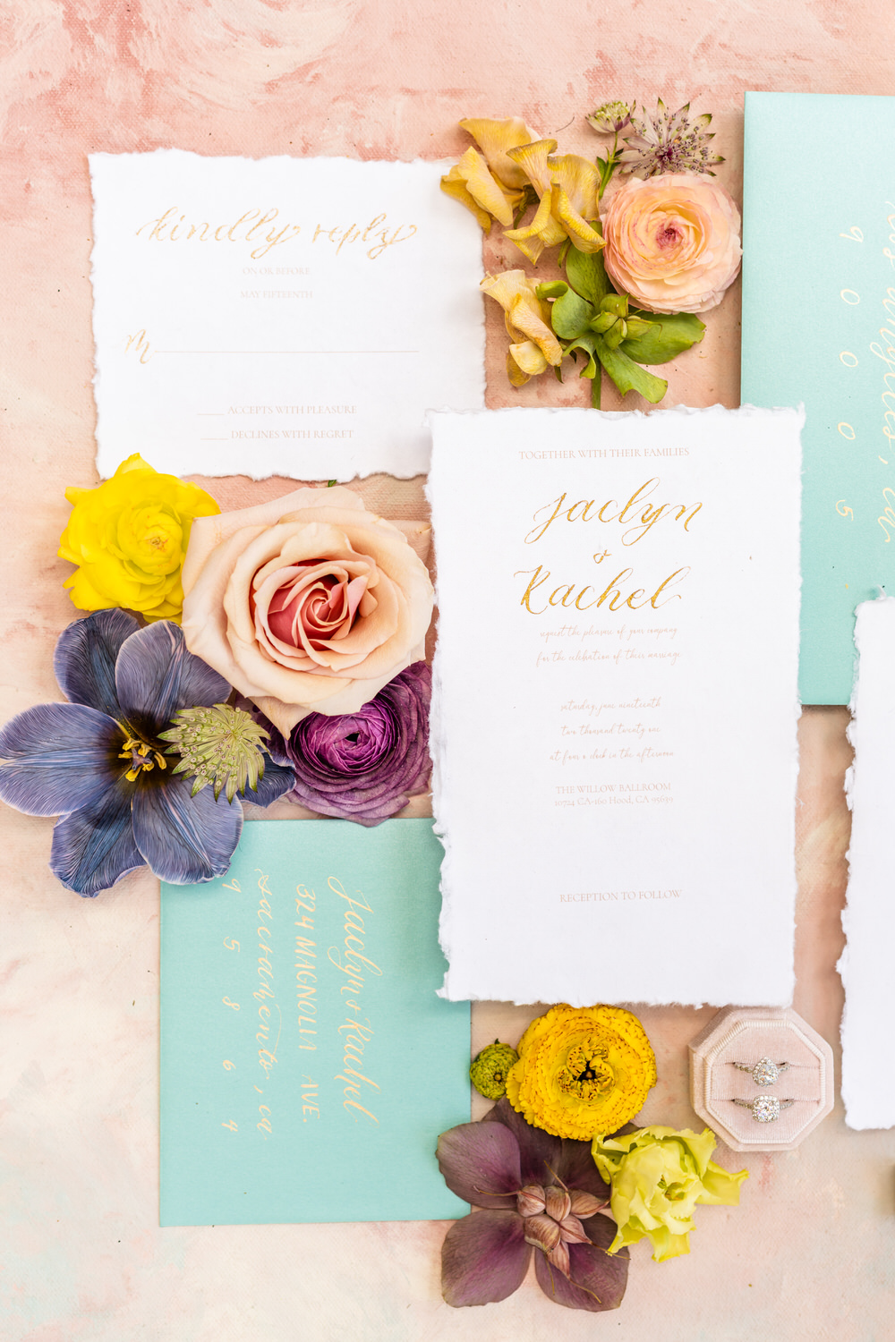 A Pride Inspired Wedding With A Romantic Ombre Rainbow Twist ⋆ Ruffled