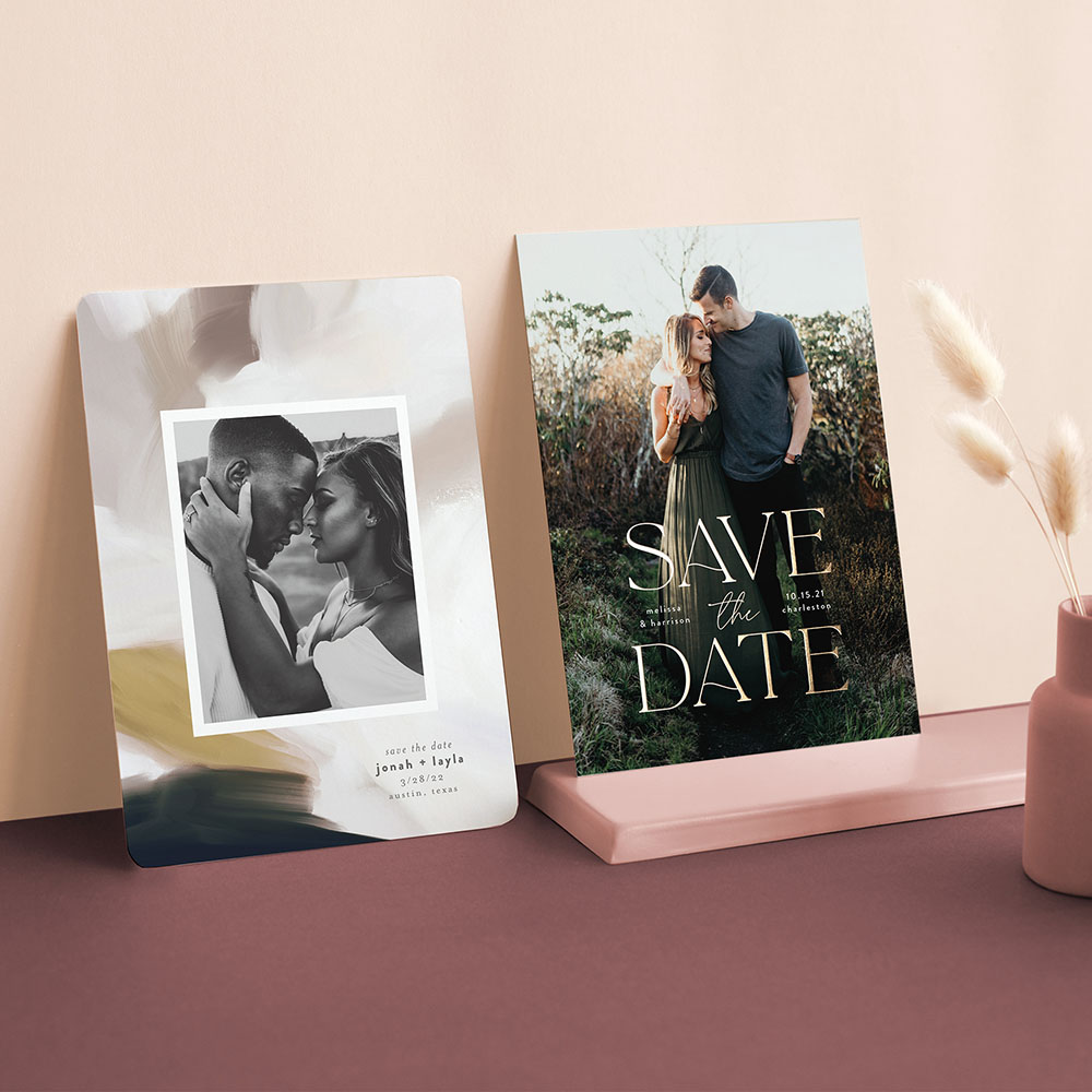22 best wedding invitations & matched change the date card for postponed  wedding -  Blog