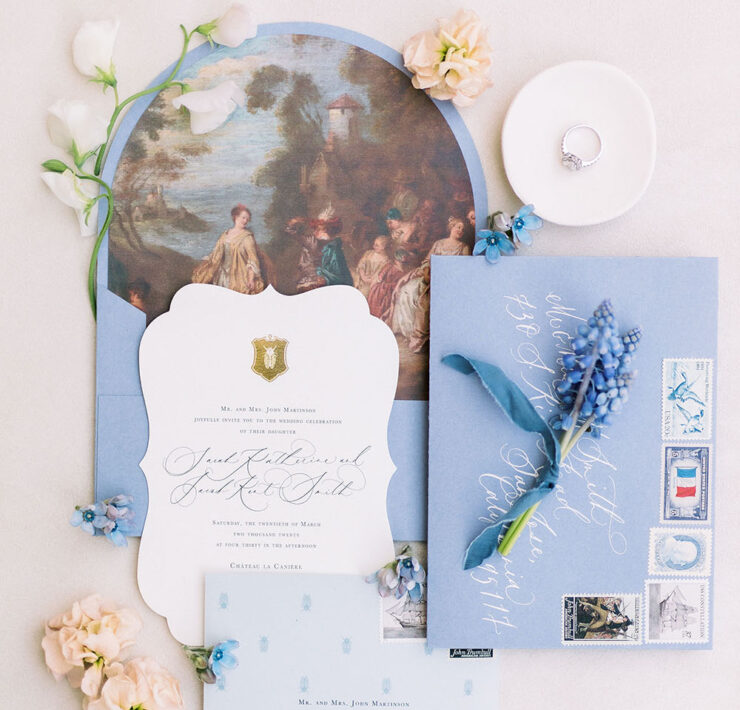 French Country Estate Wedding Haute Couture Fashion