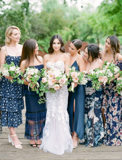 25 Blue Floral Bridesmaid Dresses for Spring & Summer Weddings ⋆ Ruffled