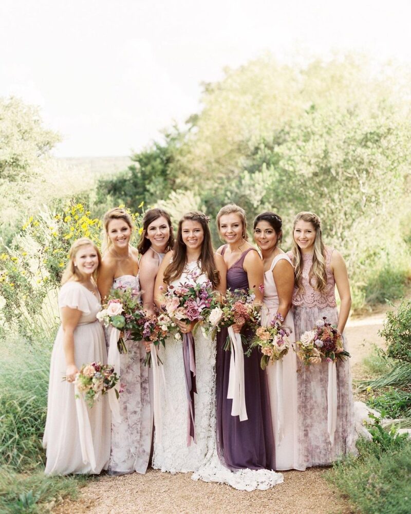 40 Floral Print Bridesmaid Dresses That Made Us Do A Double Take ⋆ Ruffled