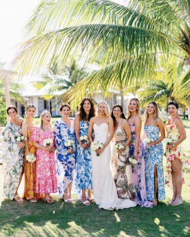 40 Floral Print Bridesmaid Dresses That Made Us Do A Double Take ⋆ Ruffled