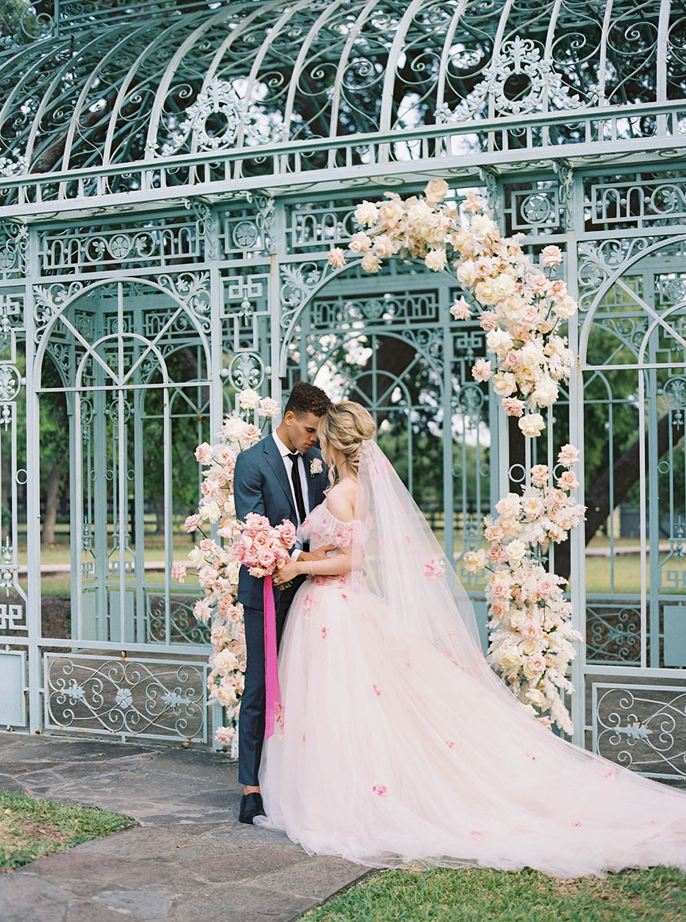 Pink Colored Wedding Dresses