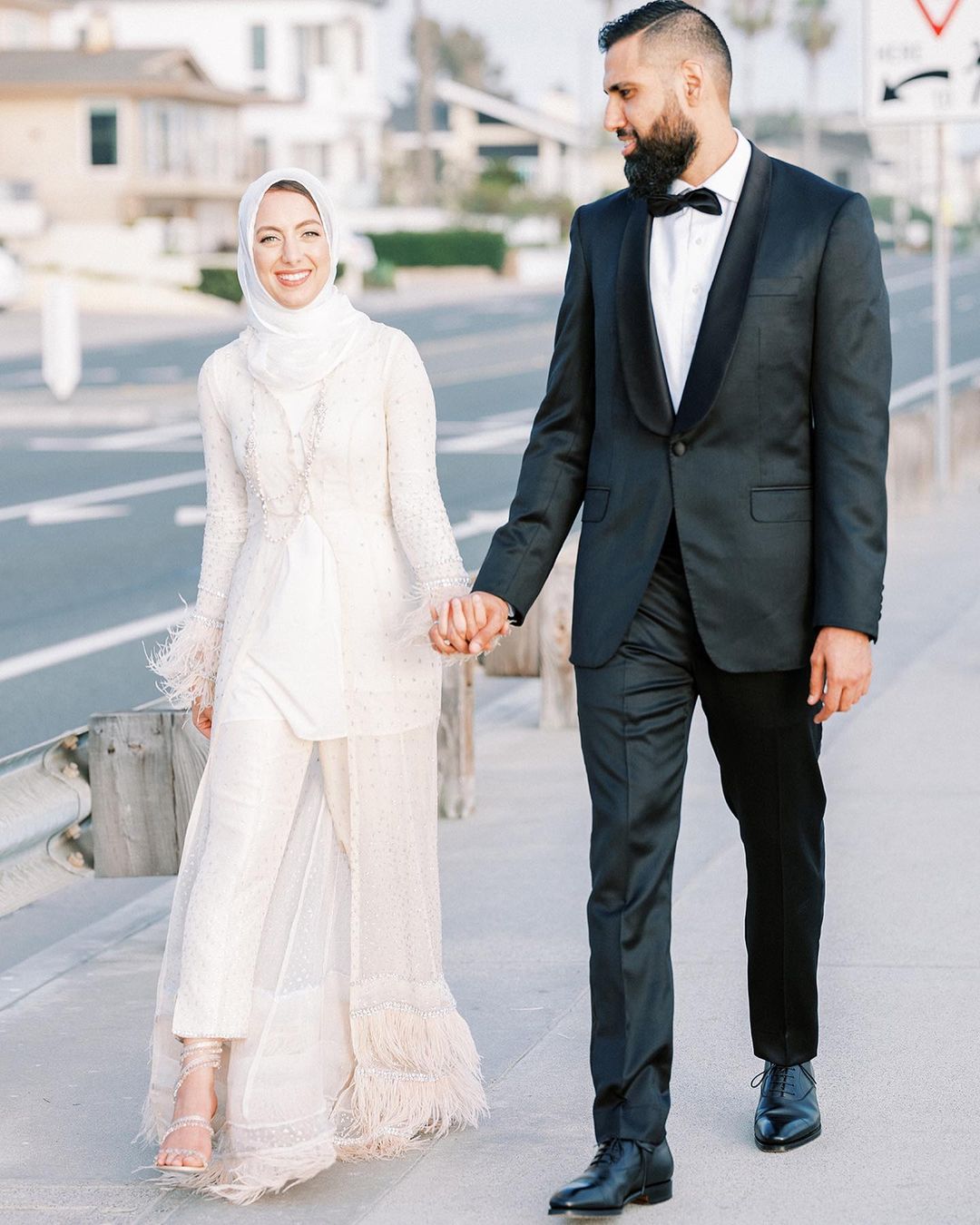 Bridal Suits Wedding Trend Ruffled
