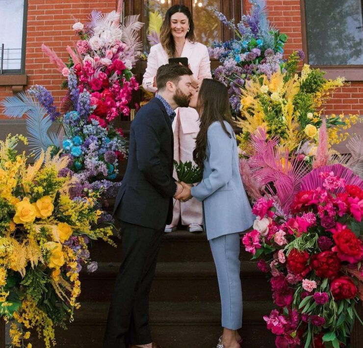 Bridal Suits Wedding Trend Ruffled