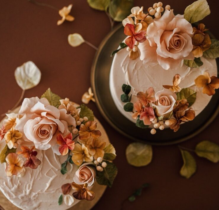 Fall Wedding Cakes Autumn Couples Ruffled Blog