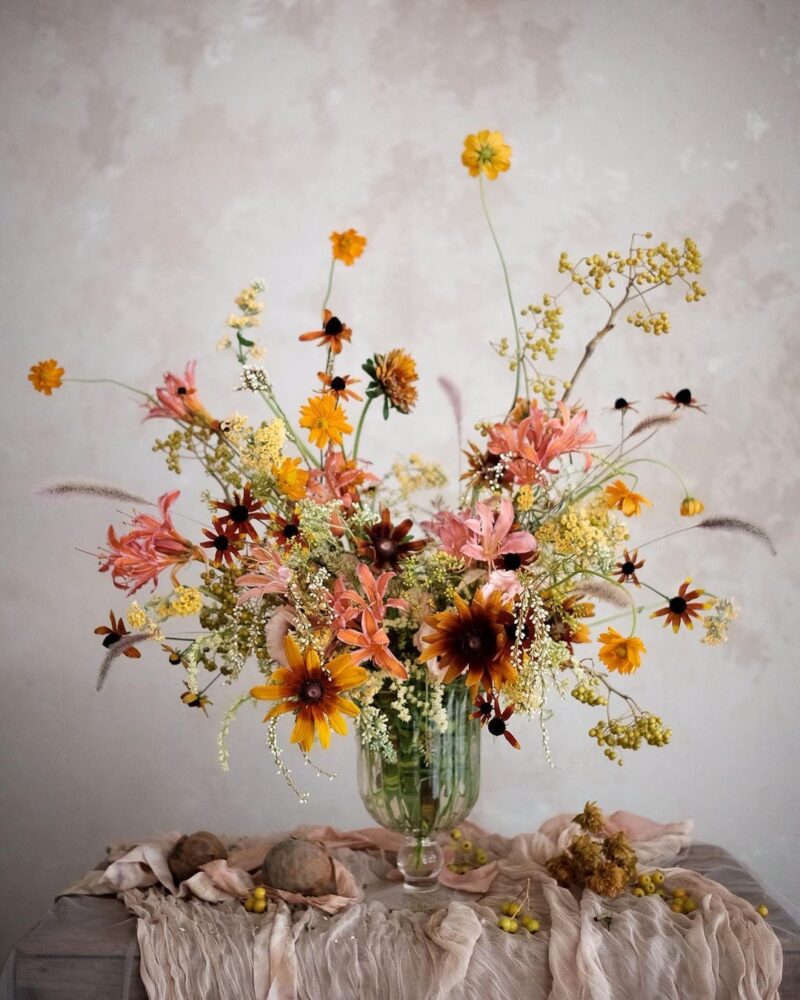 45 Times Autumn Wedding Florals Renewed Our Sense of Purpose ⋆ Ruffled