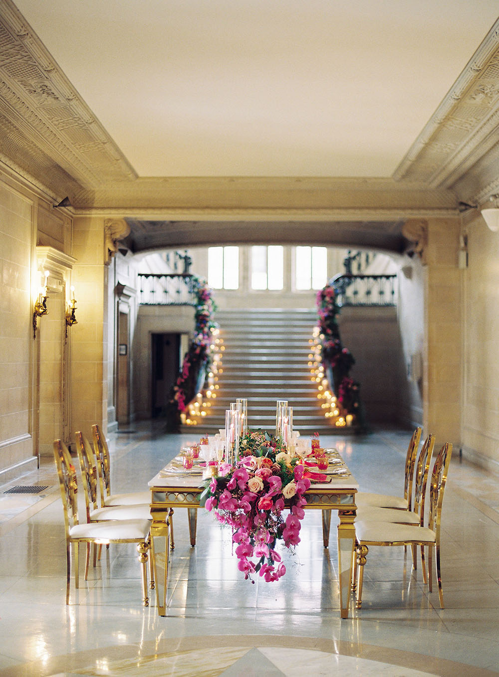 Versailles Inspired Wedding Gilt Decor