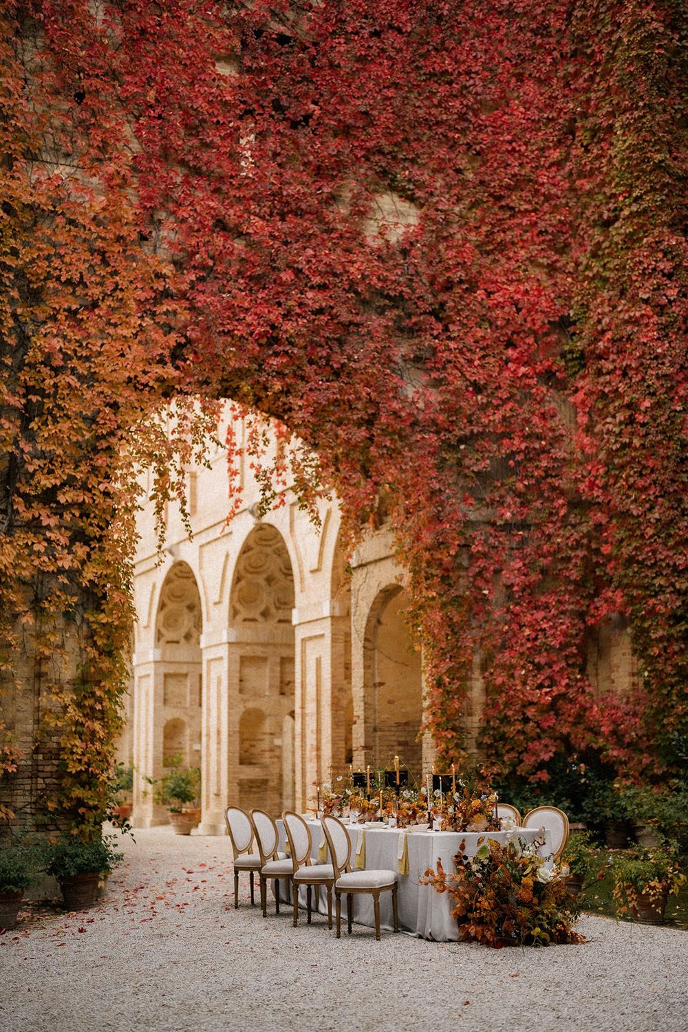 Autumn Wedding Inspiration Italian Palazzo