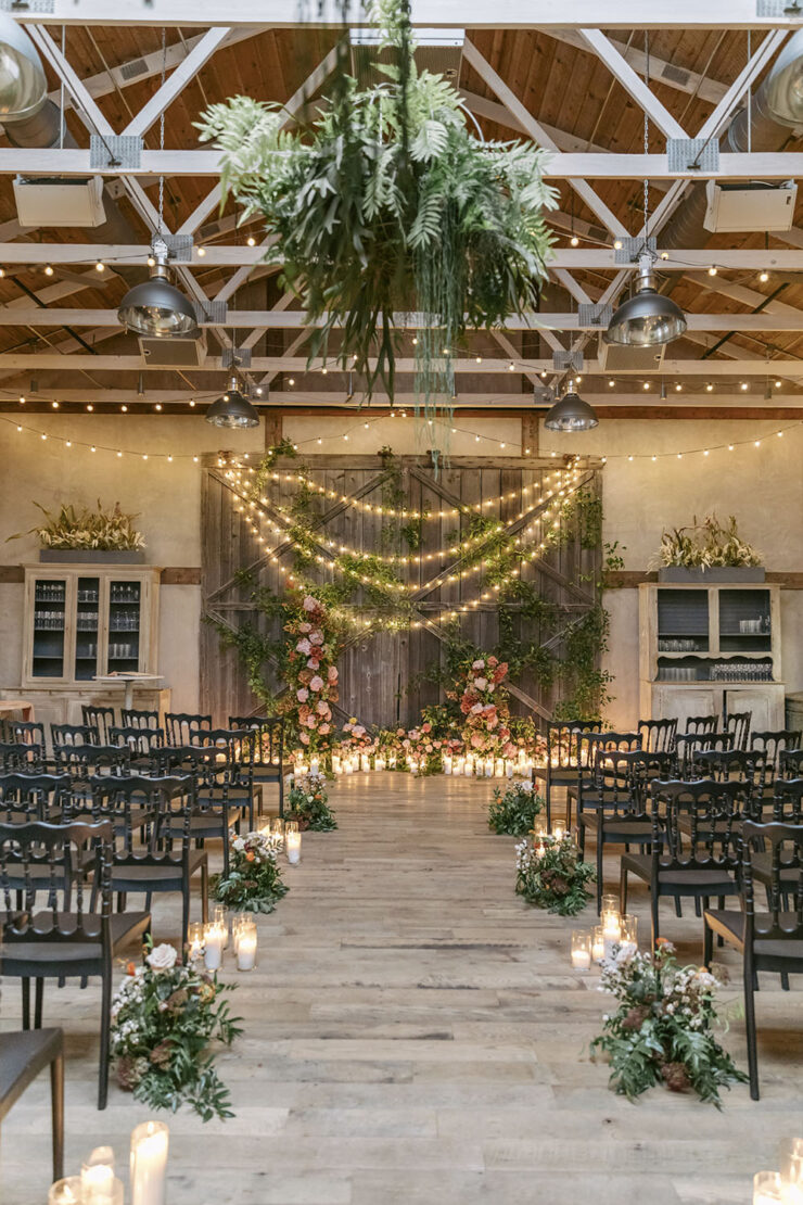 Glamorous Coral Ombre Wedding At An Iconic Garden Center ⋆ Ruffled