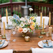 Cozy Backyard Mini Wedding Homemade Cakes