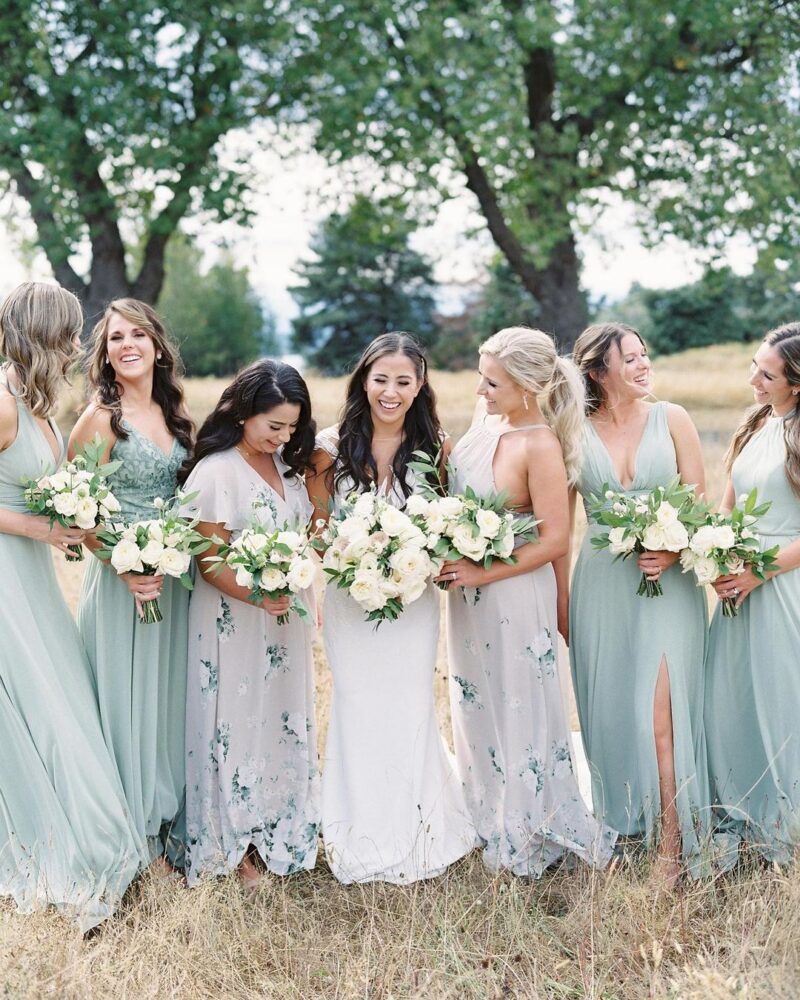 45 Floral Bridesmaid Dresses To Add To Your Vision Board ⋆ Ruffled