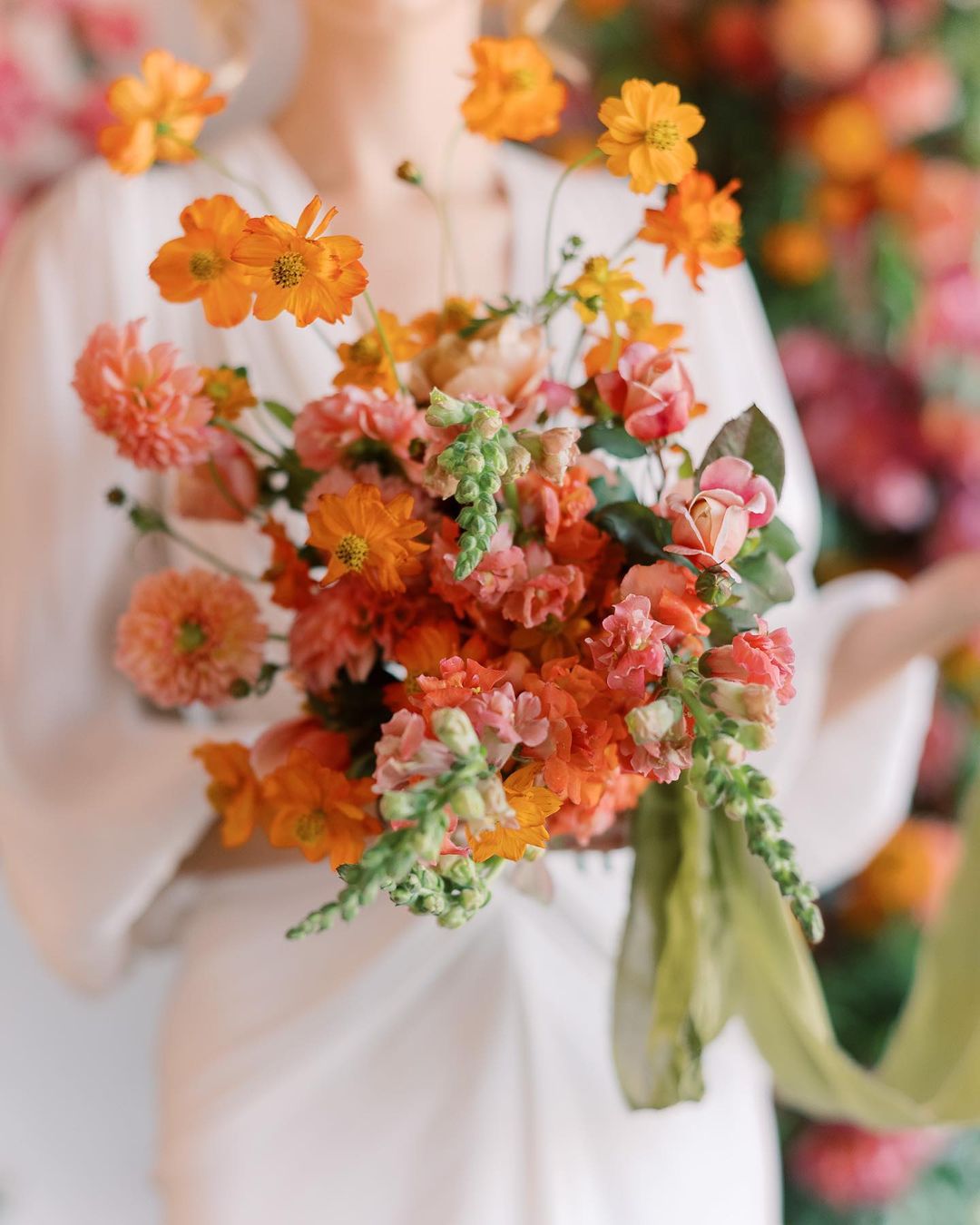 Vivid Summer Bouquets Bright Wedding Palettes